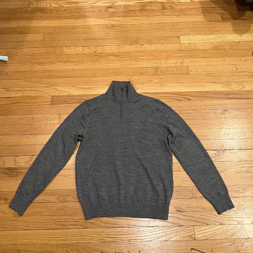 Men's Quarter Zip Sweater